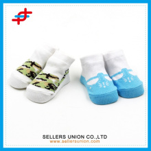 3D картонные носки для милых малышей, нескользящие кружевные носки с цветочным рисунком для новорожденных и девочек